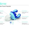 Puuvilja-püreelutt KidsMe Food Feeder  M/4+kuud ja L/6+kuud Vali Värv!!! – pilt 2