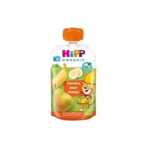 HIPP banaanipüree pirni ja mangoga 4.kuust 3x100g (1tuub-2,00eur)