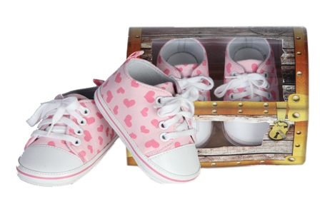 Beebi papud Little Treasures Roosad kinkekarbis ABS PIDURITEGA N20