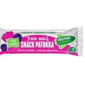 Green Planet Astronauts Luomu mustsõstra kaerasnäkid 25g 25g 12+kuud