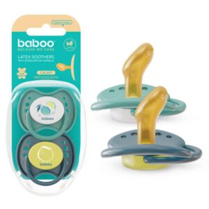 BABOO Calmy lateksist ortodontiline lutt Lagoon Fiesta 6+ kuud, 2 tk
