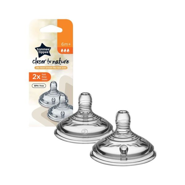 Tommee Tippee® pudelilutt closer to nature, kiire voolavusega  6+kuud