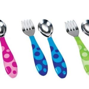Munchkin kahvel ja lusikas Toddler ForkSpoon Set 12+kuud Vali värv!!!