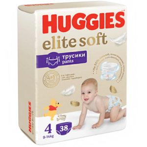 Püksmähkmed Elite Soft N4 HUGGIES  9-14kg 38tk