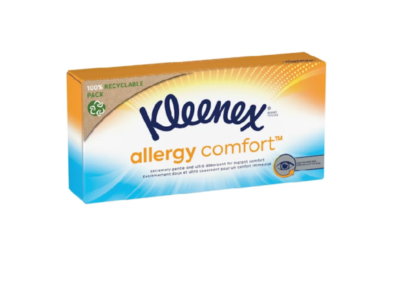 Taskurätikud Kleenex Box Allergy Comfort 56tk 3-kihiline