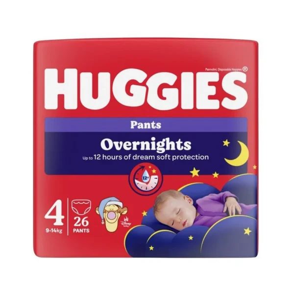 Huggies püksmähkmed Overnights 4 9-14kg 26tk
