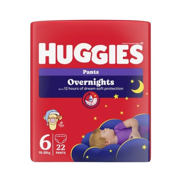 Huggies püksmähkmed Overnights 6 15-25kg 22tk