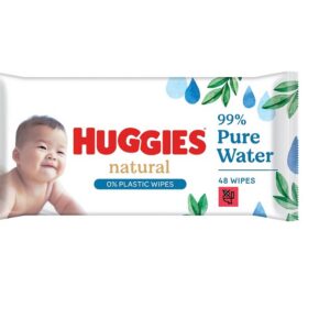 Huggies niisked salvrätikud Natural 48tk