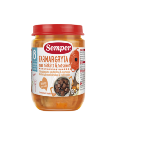 Semper veiseliha-juurvilja pada 3×190 g, alates 8-elukuust (1purk-2,99eur nüüd hind 1,39eur purk) LÕPUMÜÜK!!!