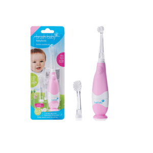 Brush-Baby Baby Sonic väikelaste elektriline hambahari roosa 0-3a