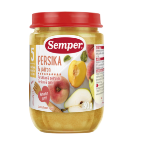 Semper virsiku-pirni-õuna püree 3×190 g, alates 5-elukuust(1purk-1,74eur)
