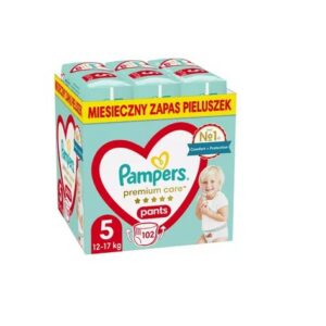 Pampers Premium Care Pants Püksmähkmed, Suurus 5, 102 Mähet, 12-17kg
