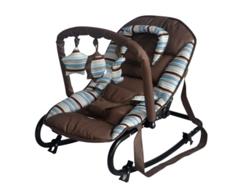 B&B Babybus Babysitteri Swingy LAMAMISTOOL pruun/helesinisega