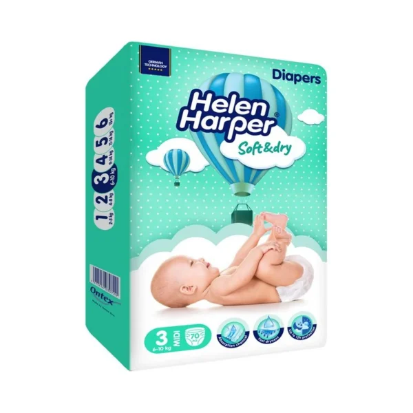 HELEN HARPER mähkmed Smart Choice Midi 6-10kg (suurus 3) 70tk