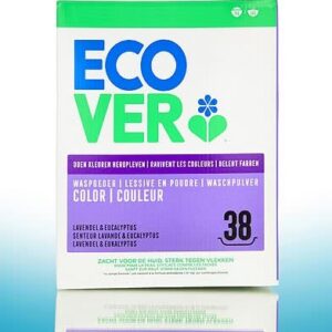 Ecover pesupulber värvilisele pesule 1,9kg Lavendel ja Eukalüpt