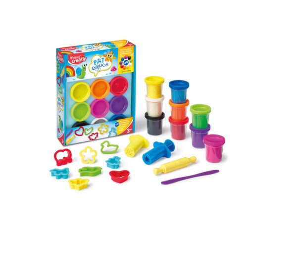 Modelleerimiskomplekt Maped Creativ Pat’Dough voolimismass+12tarvikut