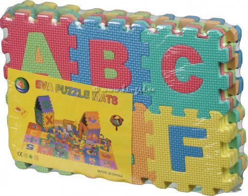 Puzzlematt põrandale tähed 26tk-pakendis (1puzzle täht-32x32cm)