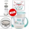NUK Mini Magic Cup 160ml ääre ja kaanega 6+kuud punane rulluiskudega – pilt 3