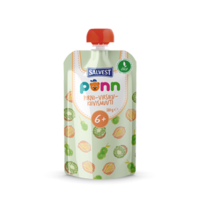 Salvest Põnn öko pirni-virsiku-kiivismuuti 3x110g (1tuub-1,91eur)