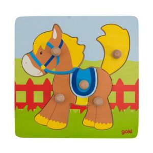 GOKI nuppudega puzzle Hobune