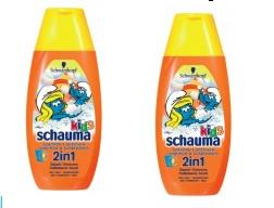 Schauma 2in1 shampoon&palsam 2x250ml Multivitamiin,Smurfid