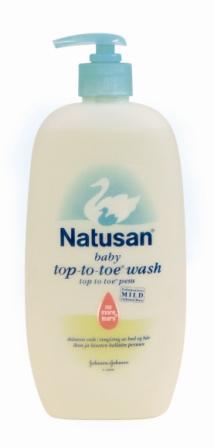 Natusan baby top-to-toe-wash 500ml pumbaga