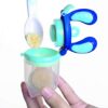 Puuvilja-püreelutt KidsMe Food Feeder  M/4+kuud ja L/6+kuud Vali Värv!!! – pilt 5