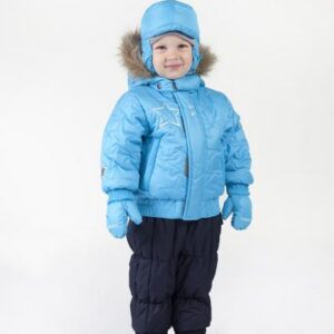 Laste jope MARGO (1613AW12) 110cm Huppa meresinine/helesinine-076