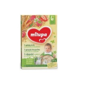 3-viljapuder maasikate,vaarikate ja piimaga 225g 6.kuust Milupa