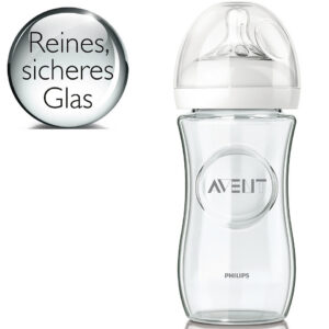 Avent toitmispudel Natural 240ml klaas SCF503/17