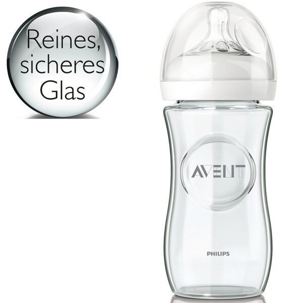 Avent toitmispudel Natural 240ml klaas SCF503/17