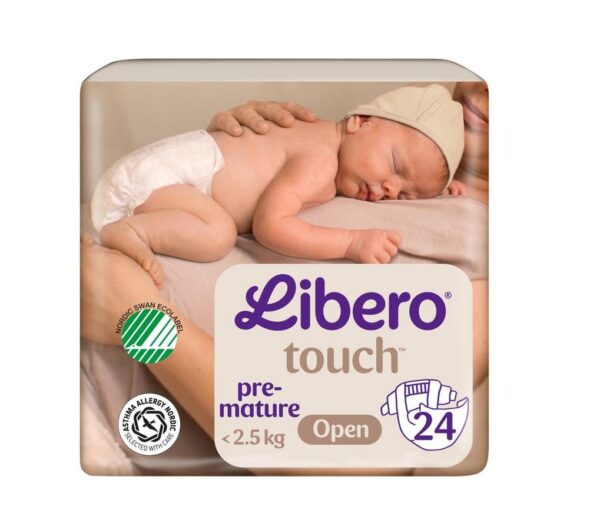 Libero Touch enneaegsetele beebidele 24tk alla 2,5kg