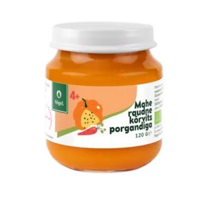Nôgeli beebitoit Mahe rauaga rikastatud kõrvits + porgand 120g 4+ kuud