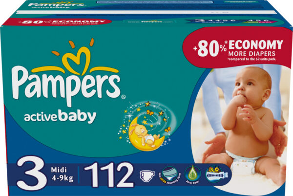 Pampers GPP Midi N3 (4-9kg) 112tk LÕPUMÜÜK!!!