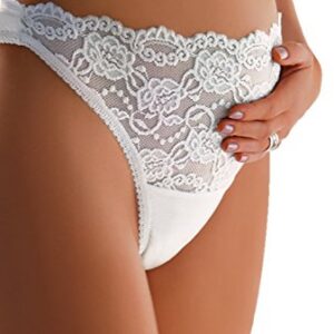 PITSIGA ELASTSED PÜKSID CARRIWELL Valge STRINGID