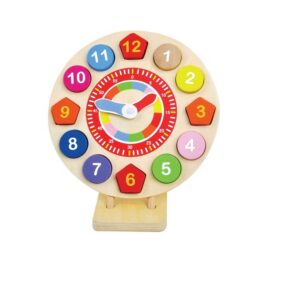 KELL-PUZZLE puidust Jumini Õpi kella tundma ja aega määrama