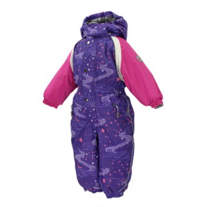 Laste kombinesoon RANDO (3147CW12) 80cm 853 lilla mustriga/fuksia Huppa