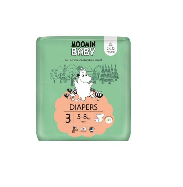 Muumi Öko mähkmed N3 5-8kg 48tk