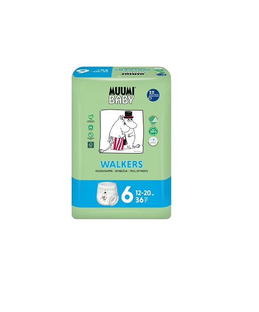 Muumi Öko püksmähkmed N6 12-20kg 36tk Junior