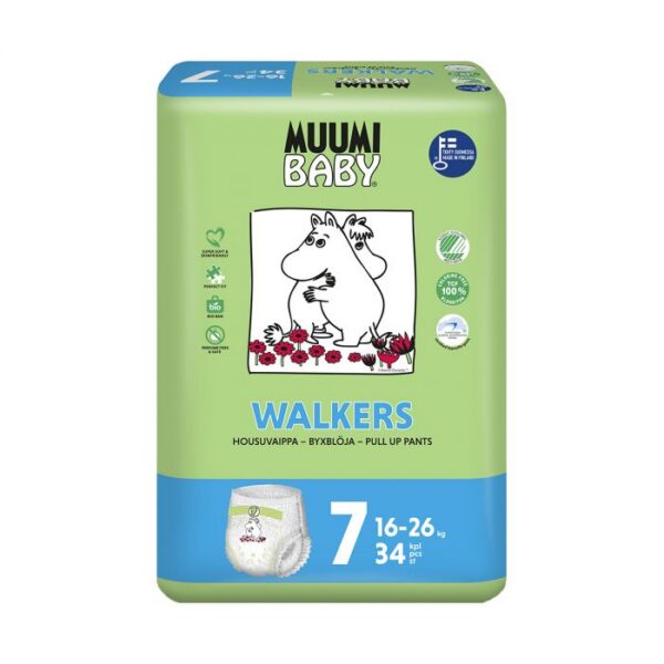 Muumi Öko püksid N7 16-26kg 34tk XL
