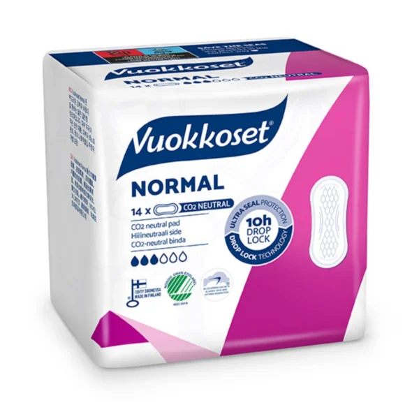 Vuokkoset hügieenisidemed Normal  14tk