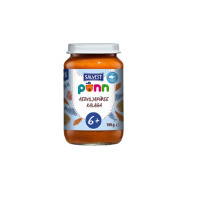Salvest Põnn Aedviljapüree kalaga 3x190g, alates 6-elukuust (1purk-2,19eur)