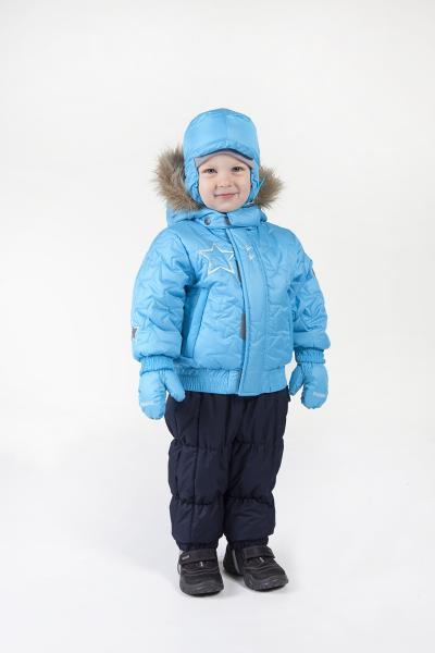 Laste jope MARGO (1613AW12) 116cm Huppa meresinine/helesinine-076