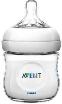 Lutipudel Natural Avent SCF690/17 125ml ja 1+kuud pudelilutt 2tk