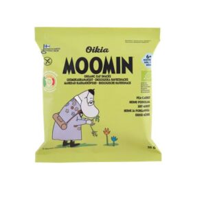 Moomin Oikia Muumi ökoloogiline kaerakrõps herne ja porgandiga 35g 6+kuust Gluteeni- ja laktoosivabad