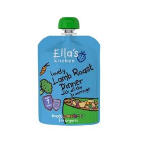 Ella´s Kitchen köögiviljapüree lambalihaga 3x130g, öko, alates 7-elukuust (1tuub-3,49eur)