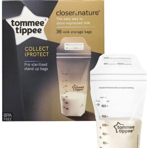 Tommee Tippee rinnapiima säilituskotid 350ml/36tk