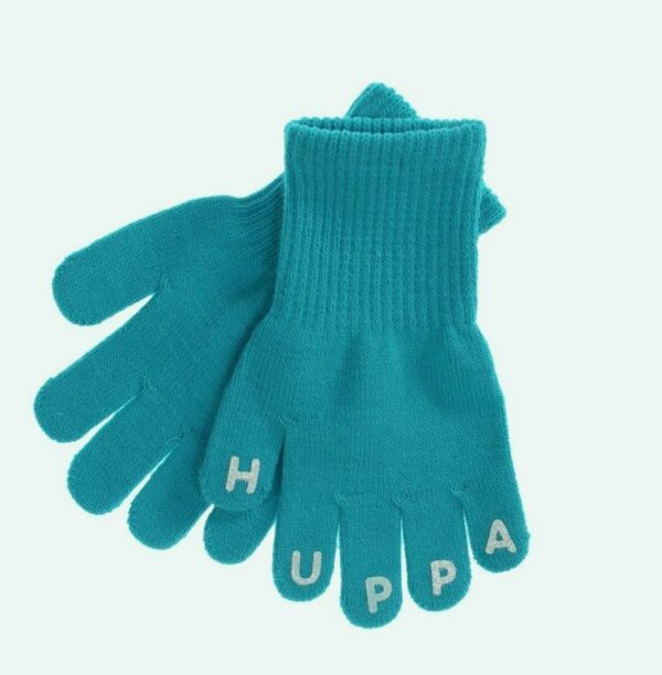 Huppa kootud kindad 8205AW11 türkiis-066  4-7aastasele
