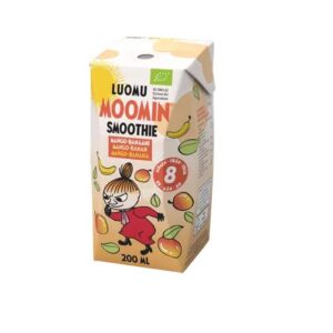 Moomin Luomu Muumi mahe mango-banaani smuuti 200ml 8+kuust
