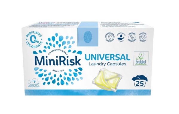 MiniRisk Universaalne pesupesuvahendi kapsel 25tk